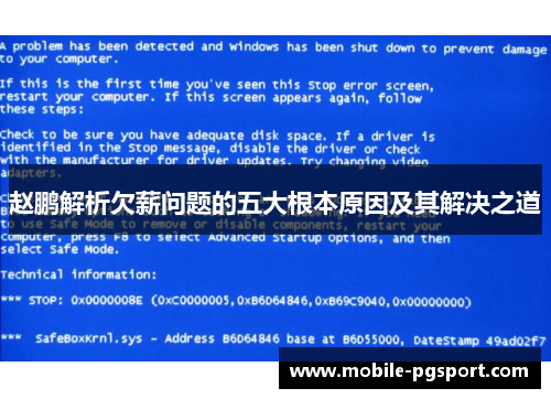 赵鹏解析欠薪问题的五大根本原因及其解决之道 赵鹏解析欠薪问题的五大根本原因及其解决之道
